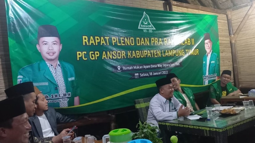 Songsong Harlah Ke-96 NU, Ansor Lampung Timur Siapkan Enam Agenda