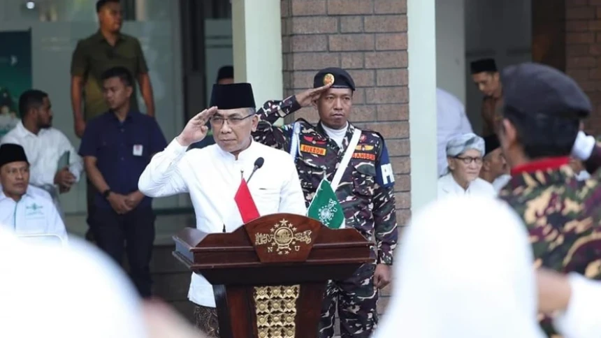 Gus Yahya Ajak Santri Dukung Pembangunan Indonesia Lewat Pemerintahan Baru