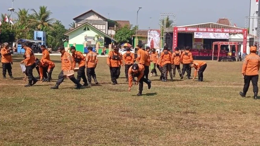 Aksi Bagana di Batang Lancarkan Upacara HUT Ke-79 Kemerdekaan Indonesia