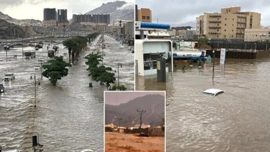 Banjir Besar Landa Makkah, Madinah, dan Jeddah Akibat Cuaca Ekstrem