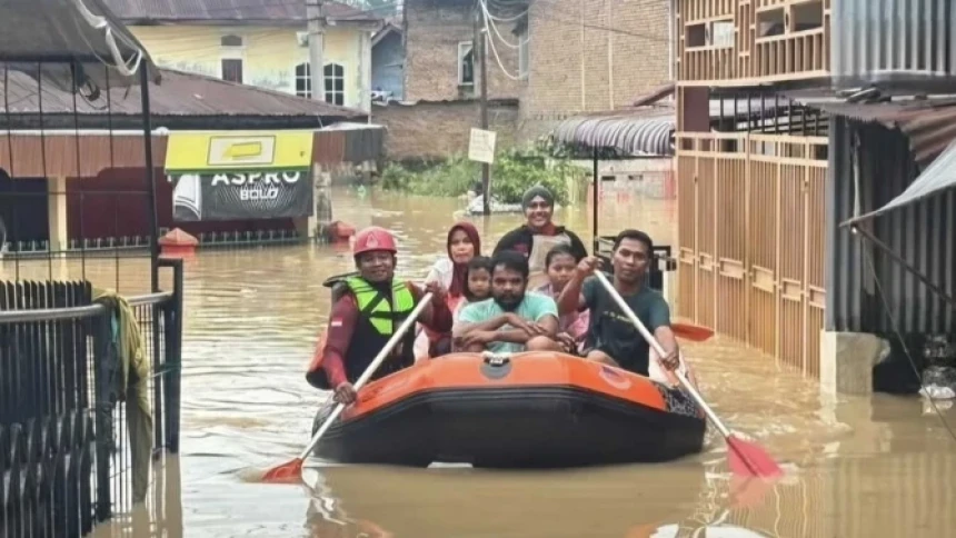 Banjir di Medan Rendam 2.200 Rumah, 7.930 Warga Terdampak