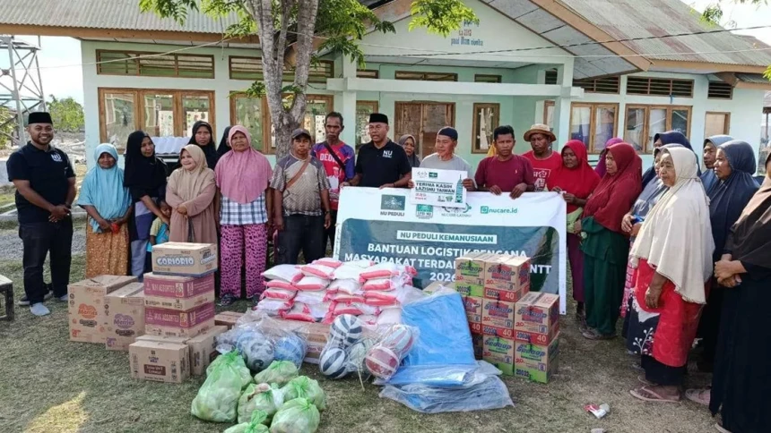 NU Peduli Salurkan Logistik hingga Mainan untuk Anak Korban Bencana NTT