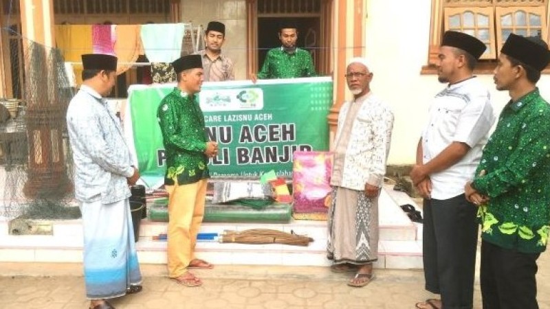 Banjir di Aceh Utara, NU Care-LAZISNU Salurkan Bantuan untuk Pesantren