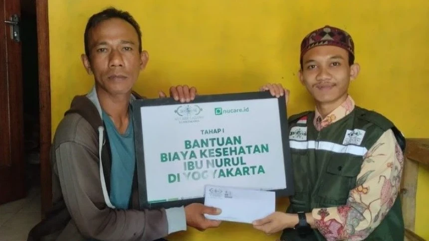 LAZISNU Yogyakarta Salurkan Bantuan untuk Pengidap Toxoplasmosis Cerebri