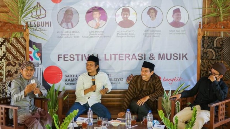 Lesbumi NU Bantul Bedah 'Islam Berkebudayaan' dan 'Cinta Itu Laduni'