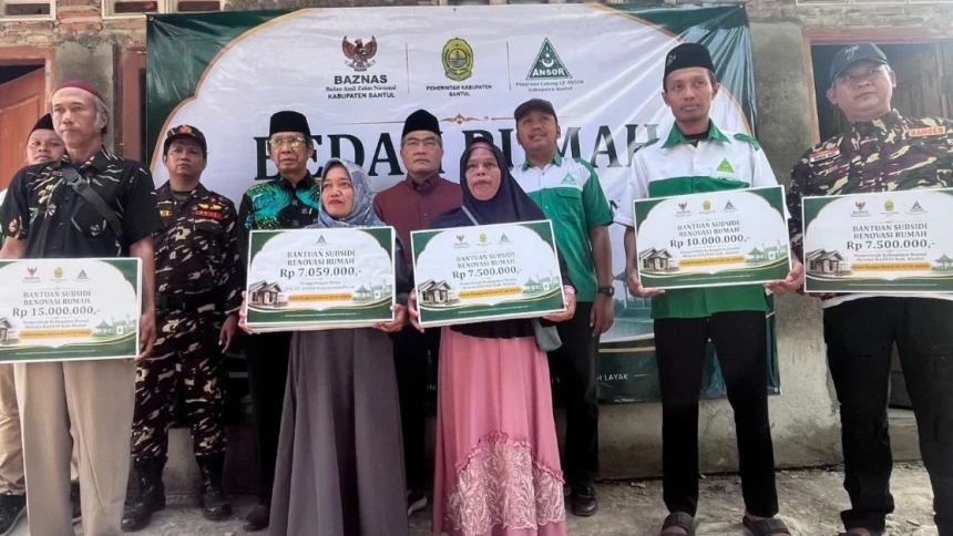 Harlah Ke-92, Ansor Bantul Yogyakarta Hadirkan Program Bedah Rumah