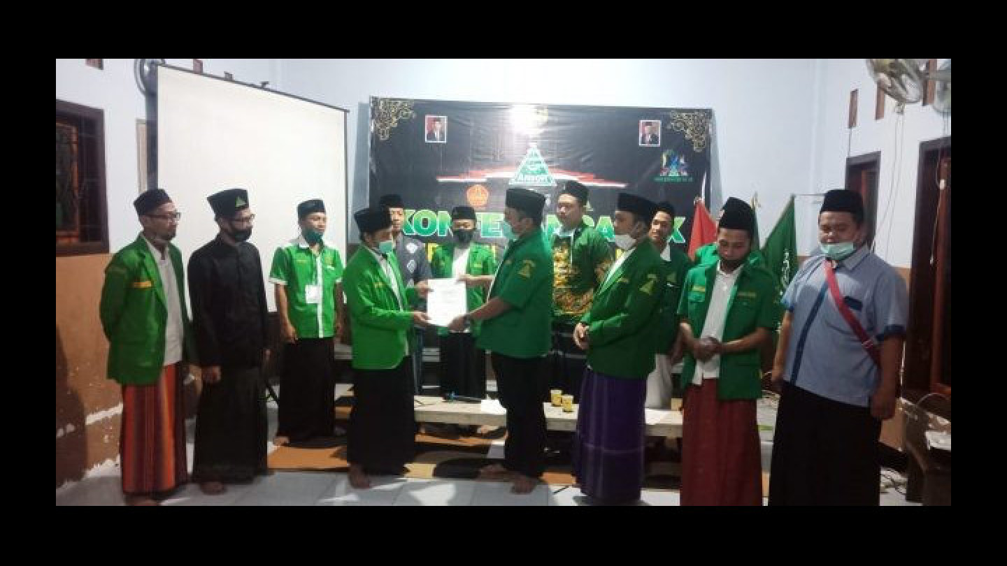 Moh. Saifudin Zuhri Nahkodai PAC GP Ansor Kecamatan Purwoharjo Masa Khidmat 2020-2022
