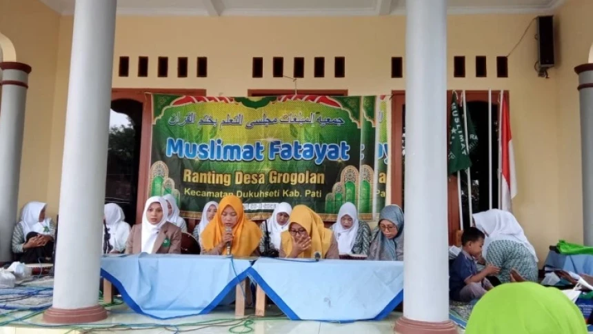 Fatayat-Muslimat NU Grogolan Pati Berkolaborasi Rutinkan Jam&#039;iyyatul Muballighat