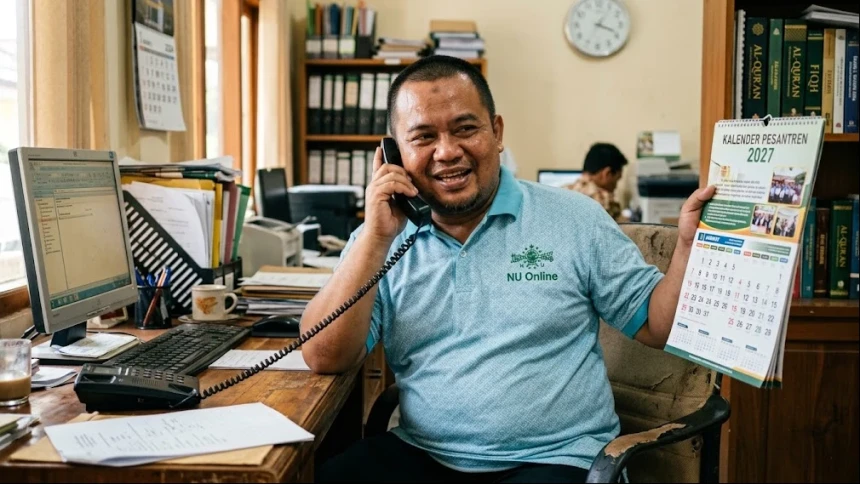 Jualan Kalender, Salah Sambung ke Ibu Nyai