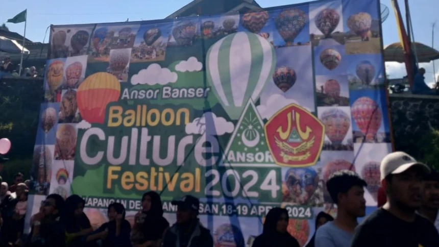 Kemeriahan Ansor Ballon Culture Festival Wonosobo 2024