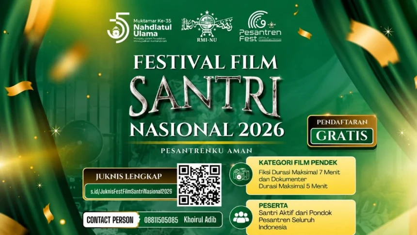 Sertakan Karyamu dalam Festival Film Santri Nasional RMI PBNU 2026