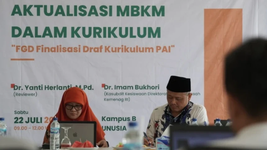 Aktualisasi Merdeka Belajar, Unusia Gelar FGD Draft Kurikulum Pendidikan Agama Islam