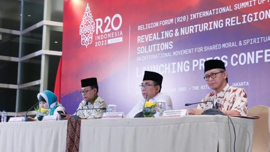 R20 adalah Forum Resmi G20 untuk Dorong Nilai Agama Berperan dalam Ekonomi-Politik