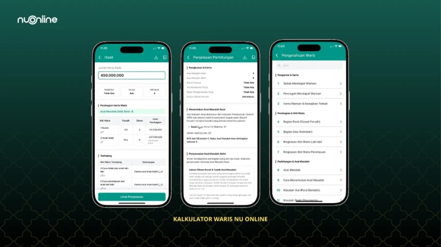 Kalkulator Waris NU Online: Hitung Hak Ahli Waris dalam Sekejap