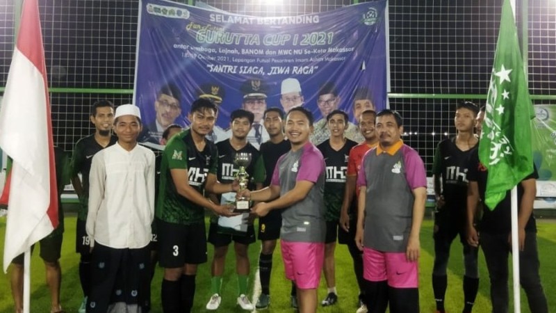Lomba Futsal, NU Makassar Sediakan Piala Gurutta