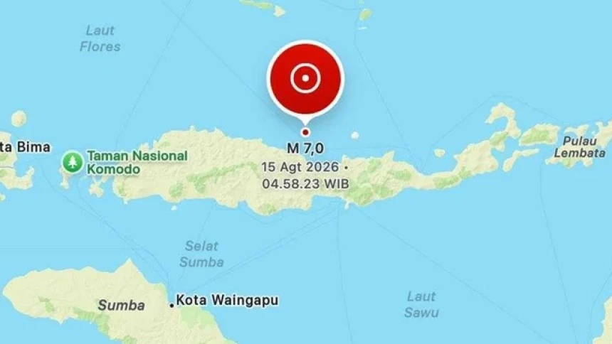 Gempa Magnitudo 7,7 Guncang Flores, BMKG Peringatkan Potensi Tsunami hingga Sulsel