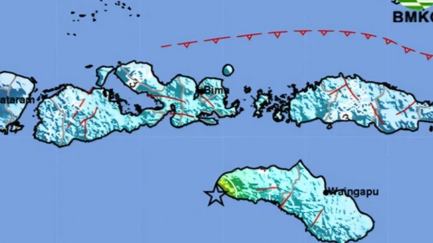 Gempa M5,9 Guncang Sumba Barat Daya Ahad Pagi; 1 Warga Luka, Rumah dan Sekolah RusaK
