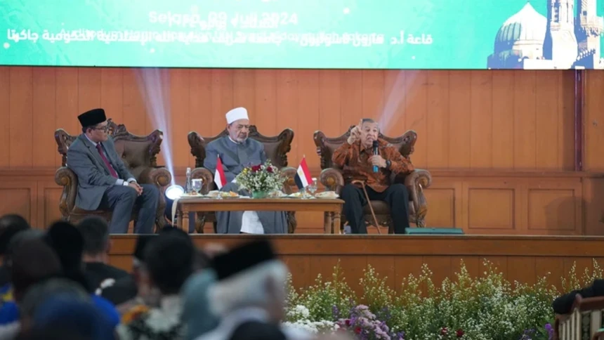 Di Hadapan Grand Syekh Al-Azhar, Prof Quraish Shihab Jelaskan Praktik Moderasi di Indonesia