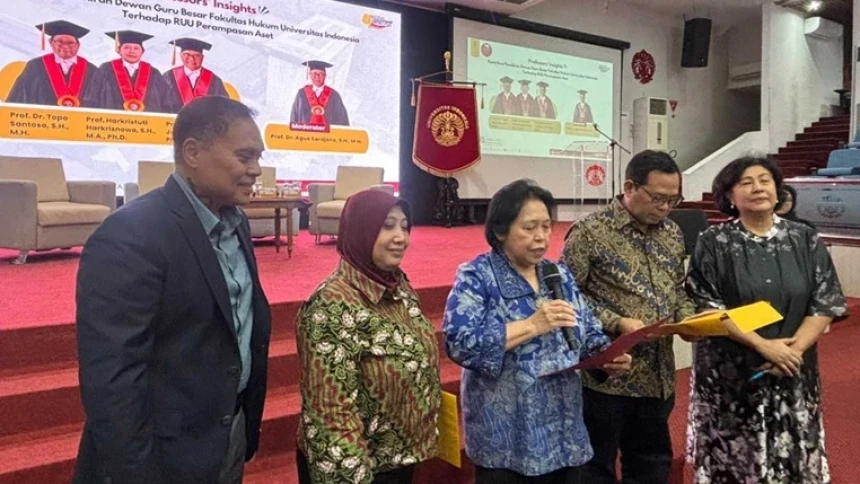 Dewan Guru Besar UI Beri 13 Catatan agar RUU Perampasan Aset Lindungi Hak Warga