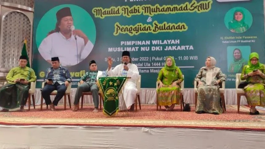 Maulid Nabi di Istiqlal, Muslimat NU Jakarta Ajak Jamaah Berinovasi usai Pandemi