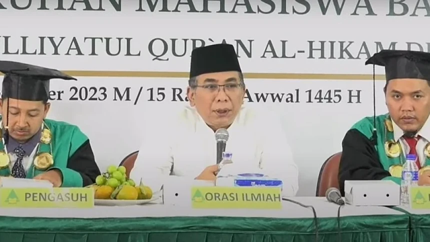 Gus Yahya Berpesan agar Mahasiswa Tidak Salah Niat saat Kuliah