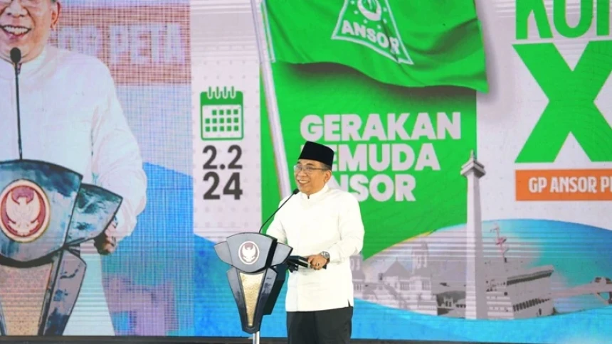Gus Yahya Minta Kader Ansor Siap Jaga NU dan Indonesia