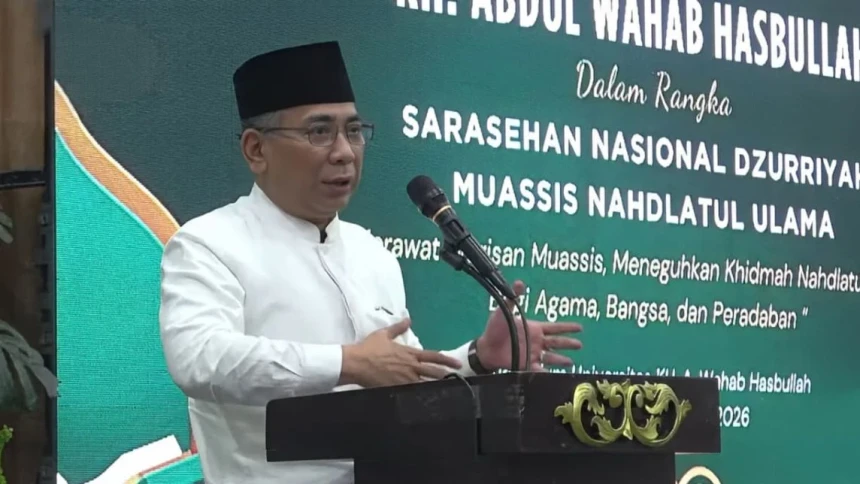Gus Yahya Ingatkan Pengurus Tak Silau dengan Kebesaran NU, Ajak Selalu Introspeksi