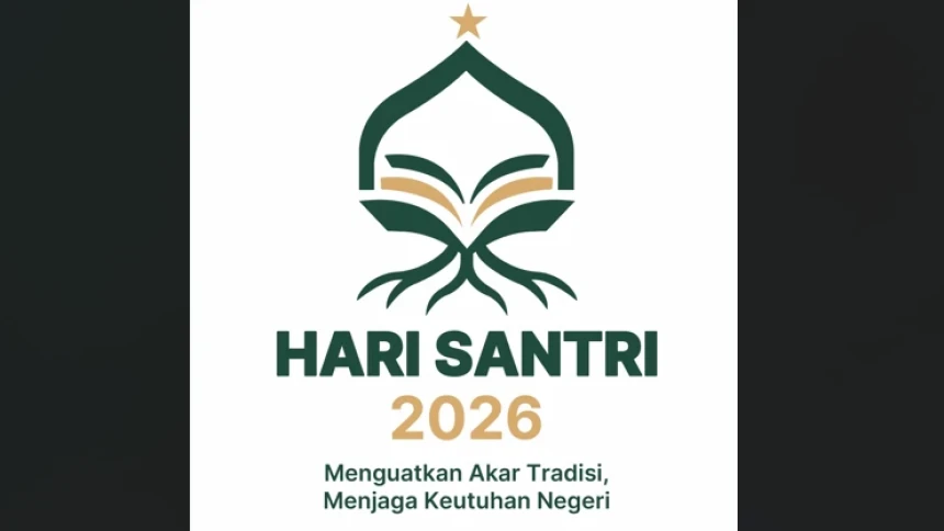 Logo dan Tema Hari Santri 2026 PBNU, Gus Gudfan: Santri Harus Kuat Akarnya dan Luas Pengabdiannya