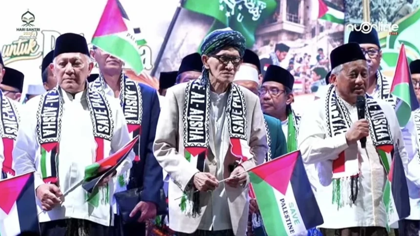 Puncak Hari Santri 2026, PBNU Tegaskan Solidaritas untuk Palestina