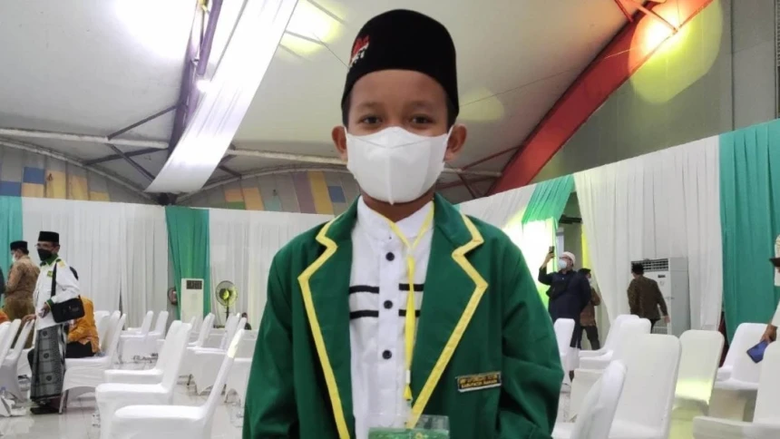 Bocah 11 Tahun Ini jadi Peserta Termuda Harlah NU di Palembang