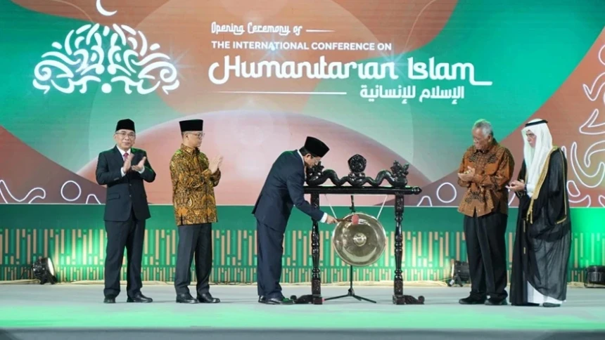 Menag Nasaruddin Umar Resmi Buka Konferensi Internasional Humanitarian Islam