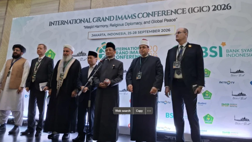 IGIC 2026, Menag Soroti Keterbatasan Diplomasi Formal, Dorong Imam Hadirkan Bahasa Agama untuk Perdamaian