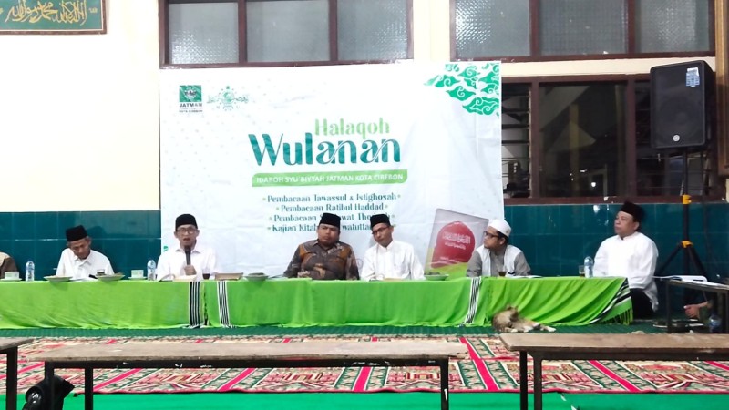 Habib Hasanain bin Muhammad Yahya Jelaskan Ulama Su' di Halaqoh Wulanan JATMAN Kota Cirebon