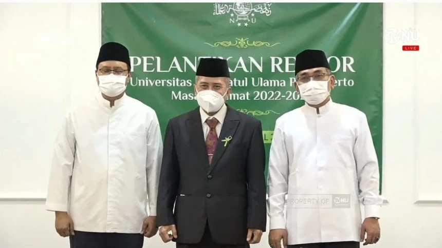 PBNU Resmi Lantik Ahmad Iqbal sebagai Rektor UNU Purwokerto