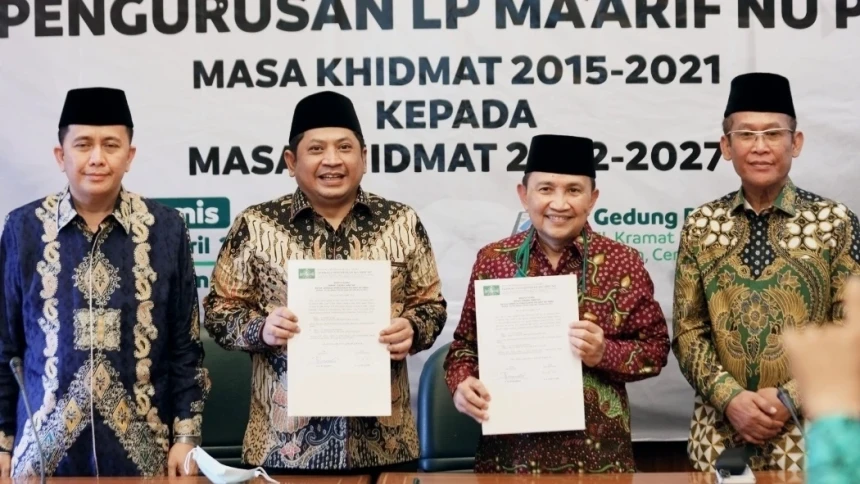 Muhammad Ali Ramdhani Terima Amanah sebagai Ketua LP Ma’arif PBNU 2022-2027