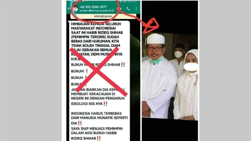 Kronologi Peretasan Ponsel Ketua PCNU Semarang, Ajakan Bunuh HRS Hoaks!
