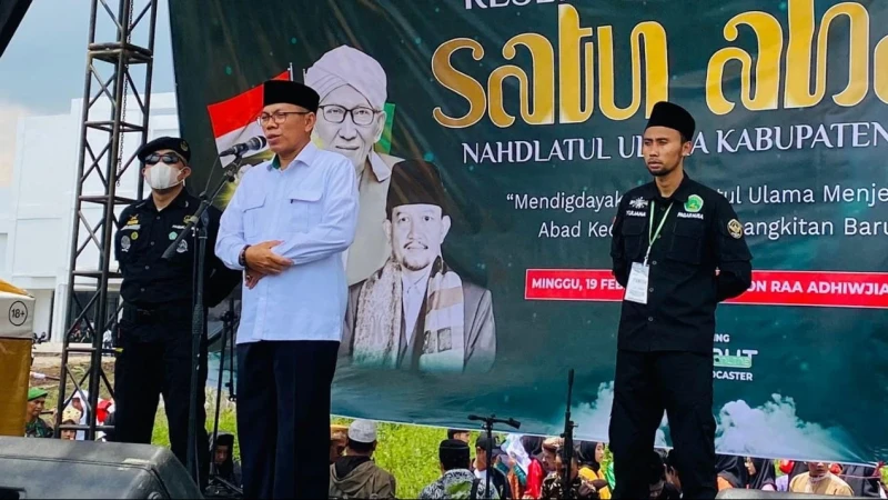 Hadiri Resepsi 1 Abad NU di Garut, KH Juhadi Muhammad Ungkap Optimisme Pergerakan NU di Jawa Barat