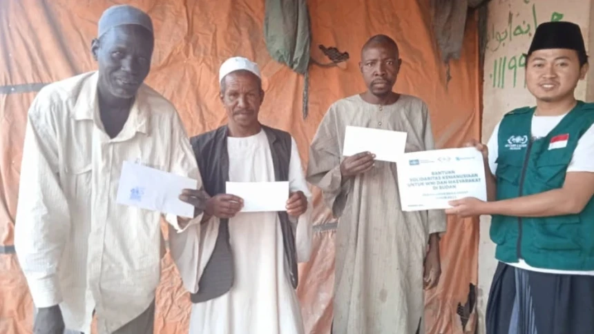 PCINU Sudan Salurkan Bantuan Logistik untuk WNI yang Terisolasi