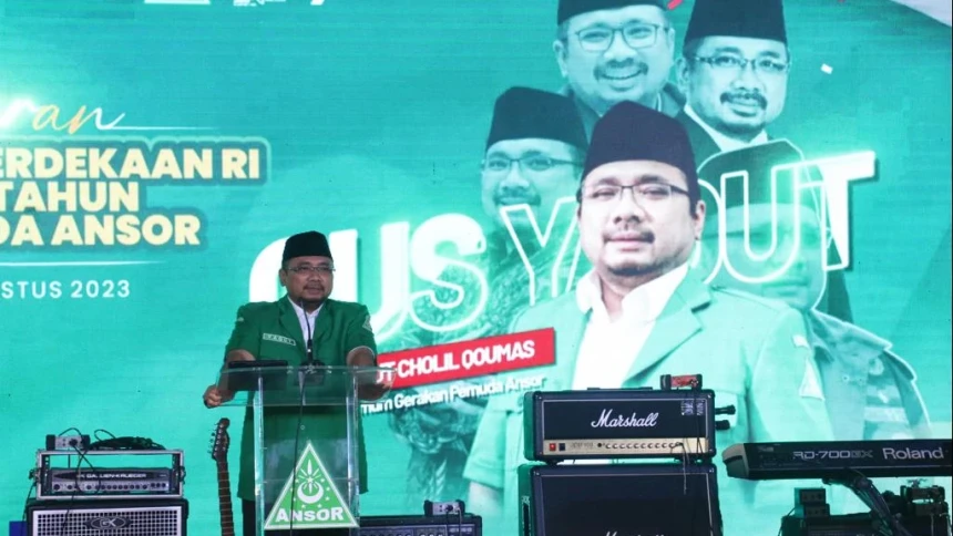 Gus Yaqut Minta Kader Ansor Tak Kehilangan Adab Hadapi Tahun Politik 2024