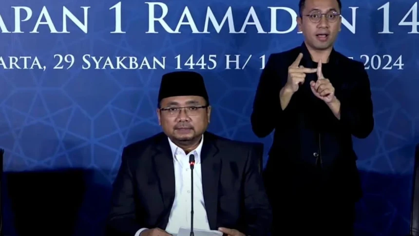 Momen Ramadhan, Menag Ajak Masyarakat Bergandengan Tangan Pasca-Kontestasi Politik 2024