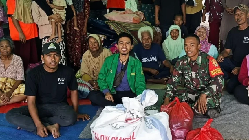NU Peduli Gempa NTT Salurkan Bantuan dan Edukasi Keselamatan di Manggarai