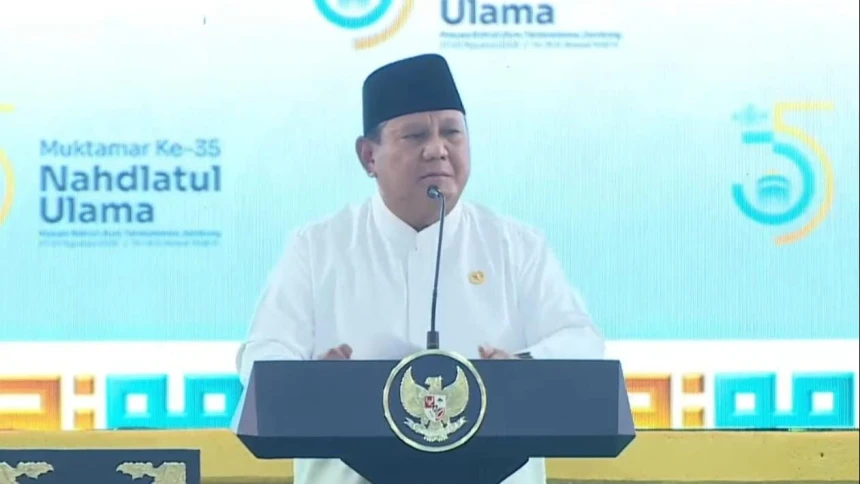 Presiden Prabowo Ingin Punya KartaNU: Kalau Bisa Sebelum Penutupan Muktamar