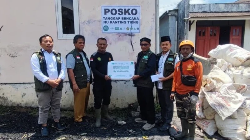NU Peduli Wonosobo Kembali Salurkan Bantuan untuk Korban Terdampak Kebakaran Tieng