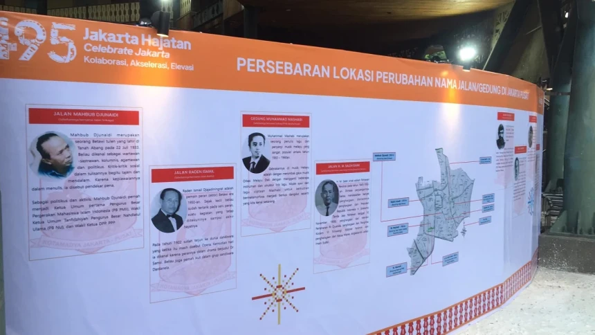 H Mahbub Djunaidi Jadi Nama Jalan di Kawasan Kebon Sirih Jakarta