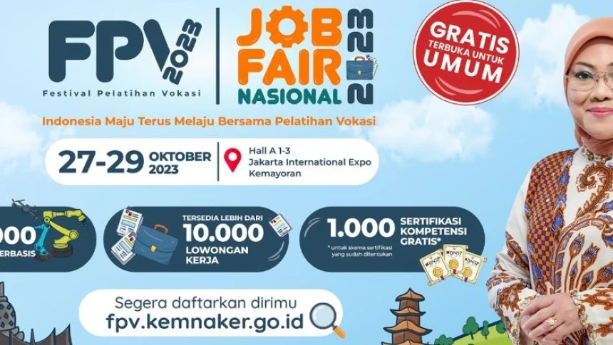 10 Ribu Lowongan Kerja Tersedia dalam Bursa Kerja Nasional 27-29 Oktober di JIExpo Kemayoran