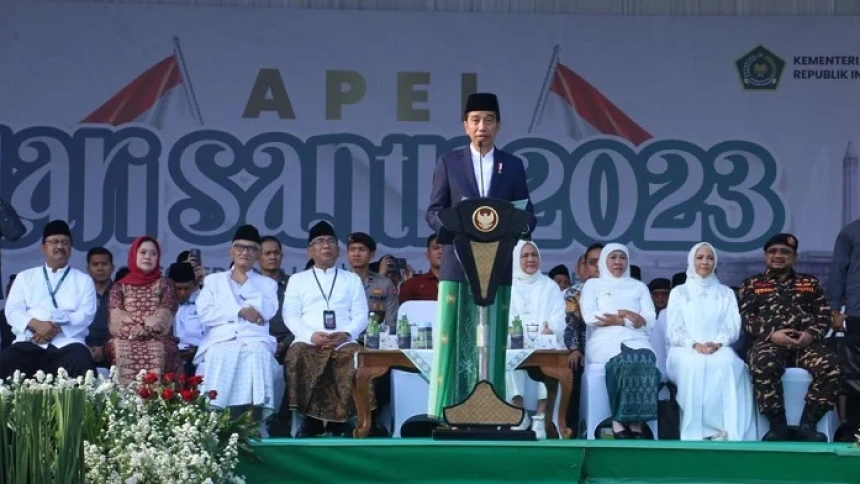 Indonesia Punya 36 Ribu Pesantren, Presiden Jokowi: Santri Pilar Kekokohan Bangsa