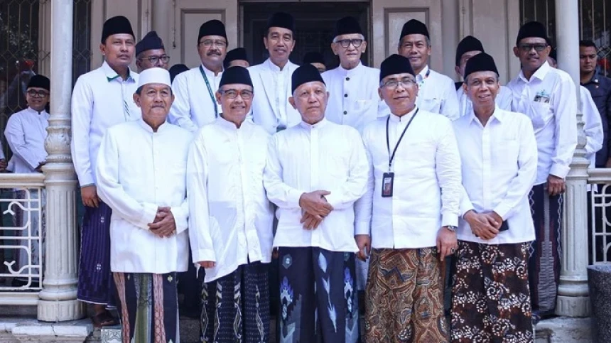 Silaturahim Presiden Jokowi dengan Kiai Sepuh di HBNO Tak Singgung Politik Praktis