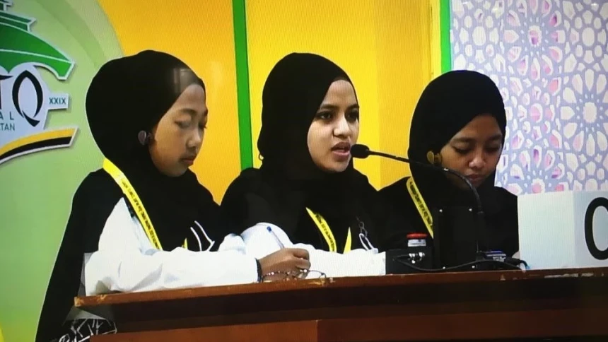 Kisah Santriwati Jatim Raih Juara 1 Cerdas Cermat Al-Qur'an di MTQN 2022