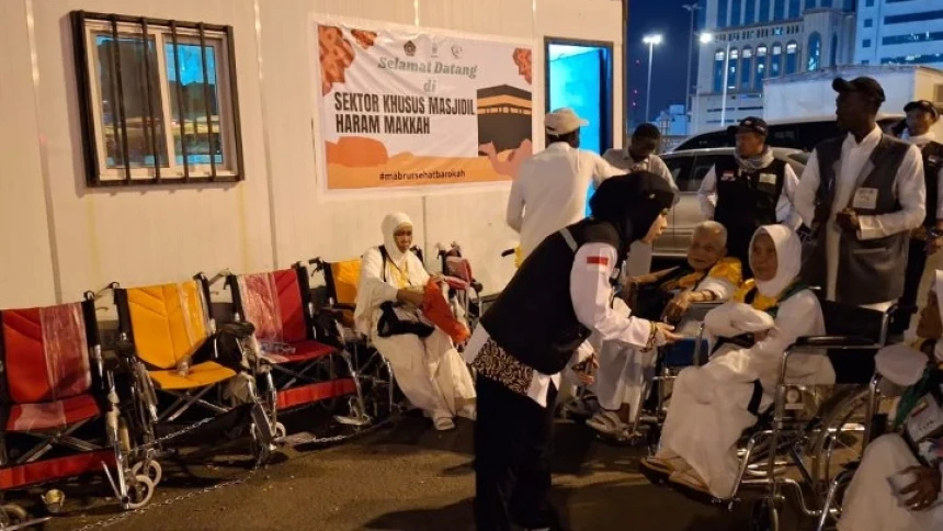 Kemenag RI Minta Karom dan Pendamping Haji Perhatikan Alur Penggunaan Jasa Kursi Roda