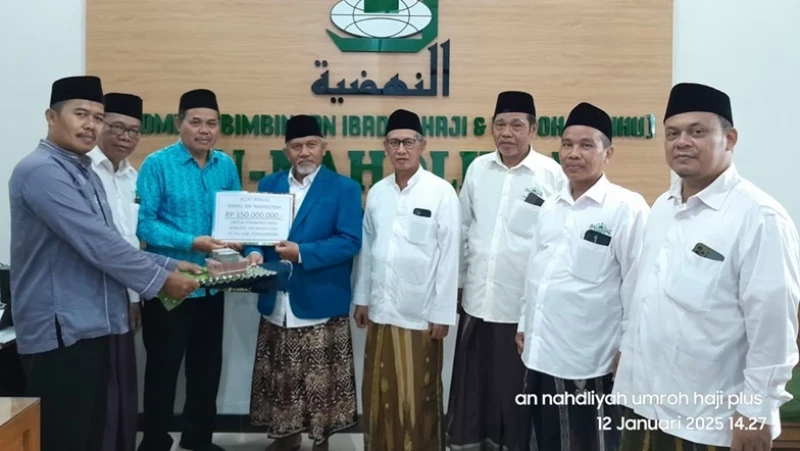 KBIHU An-Nahdliyah Pekalongan Sumbang Dana Rp150 Juta untuk Pembangunan Pesantren